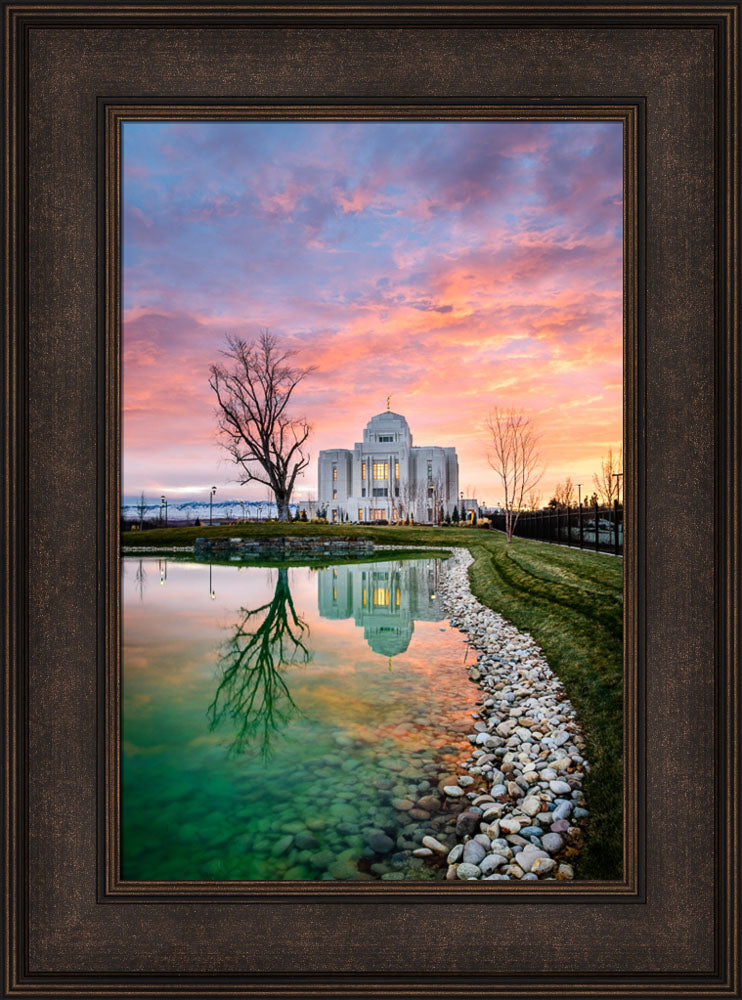 Meridian Temple - Sunset Reflection