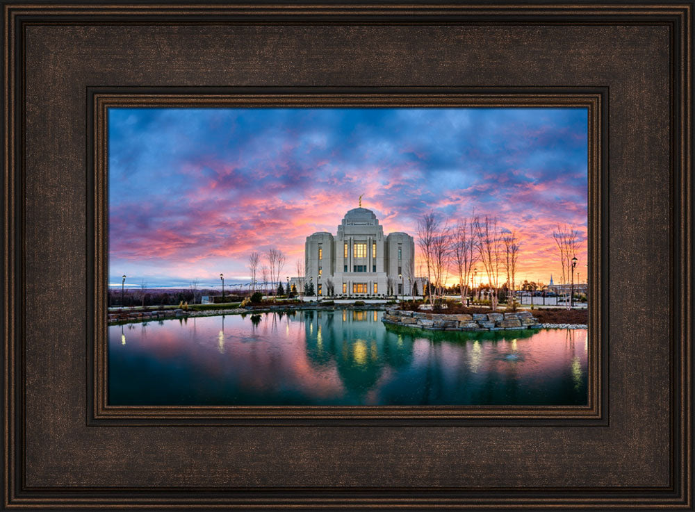 Meridian Temple - Colorful Sunset