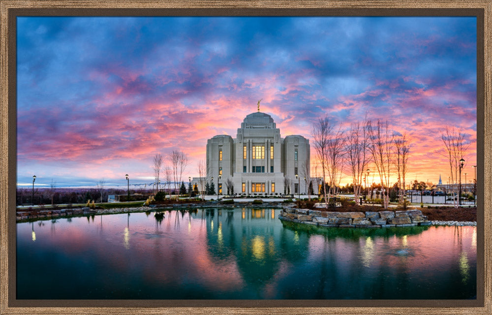 Meridian Temple - Colorful Sunset
