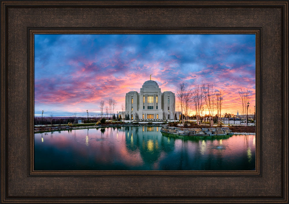 Meridian Temple - Colorful Sunset