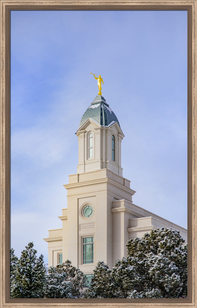 Cedar City Temple - Reaching up