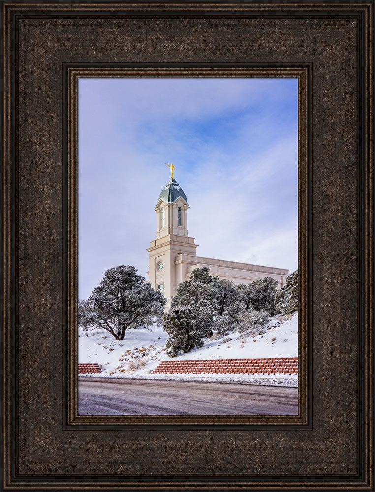 Cedar City Temple - Snowy Morning