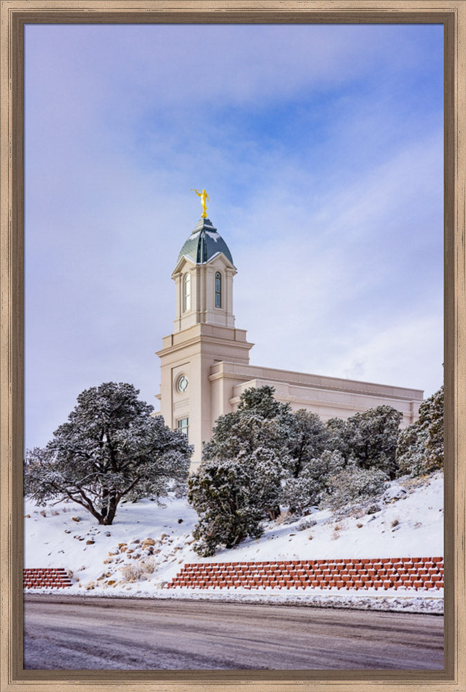 Cedar City Temple - Snowy Morning