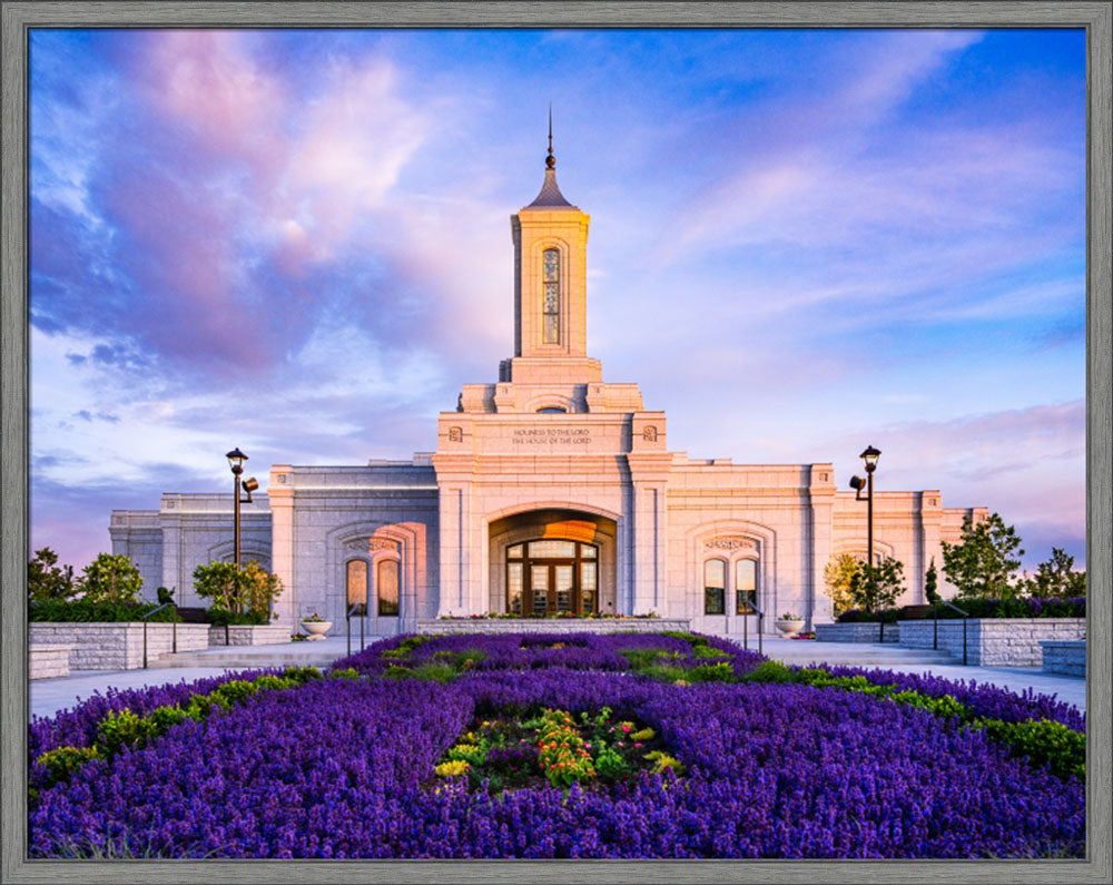 Moses Lake Temple - Summer Flowers