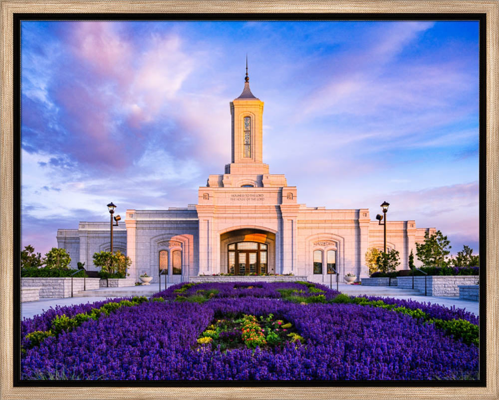 Moses Lake Temple - Summer Flowers