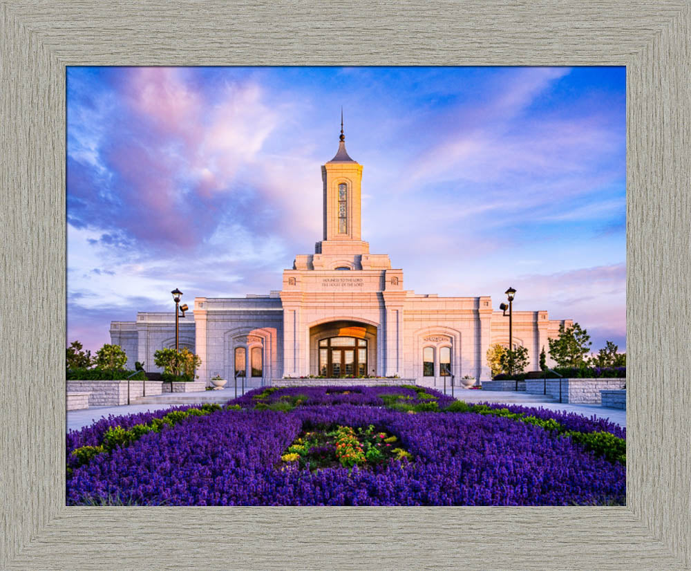 Moses Lake Temple - Summer Flowers