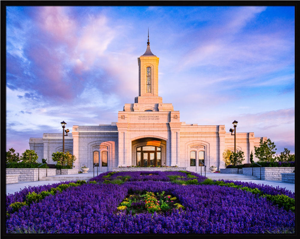Moses Lake Temple - Summer Flowers