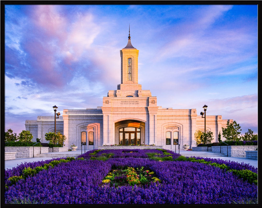 Moses Lake Temple - Summer Flowers