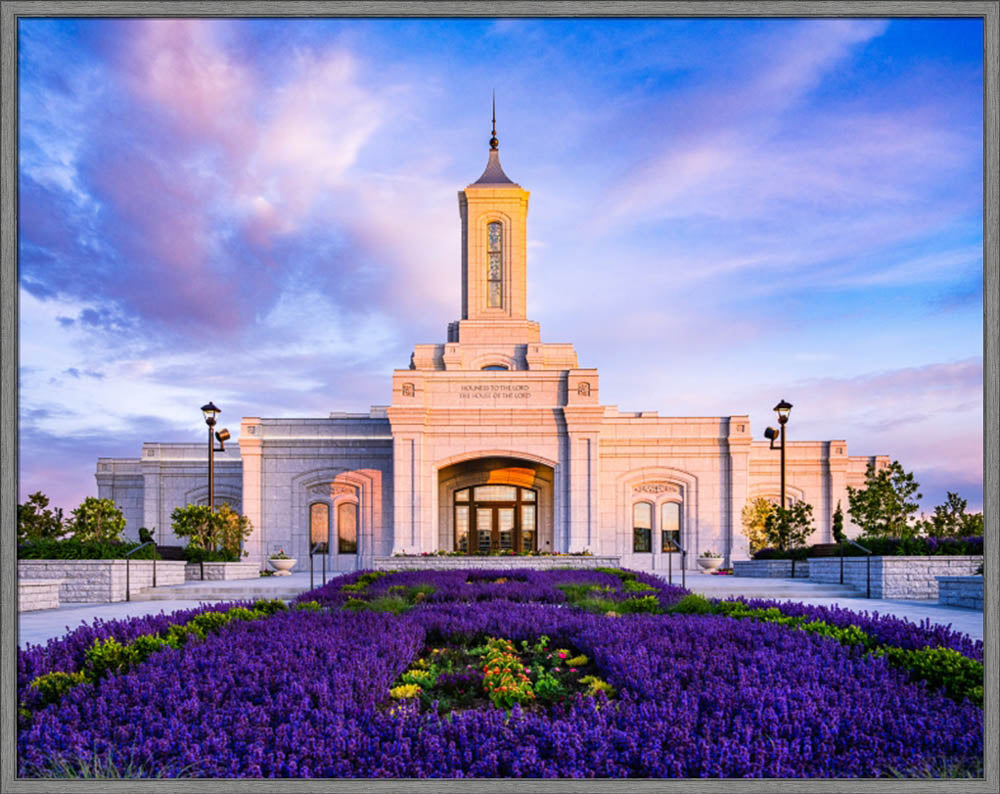 Moses Lake Temple - Summer Flowers