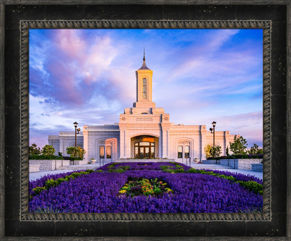 Moses Lake Temple - Summer Flowers
