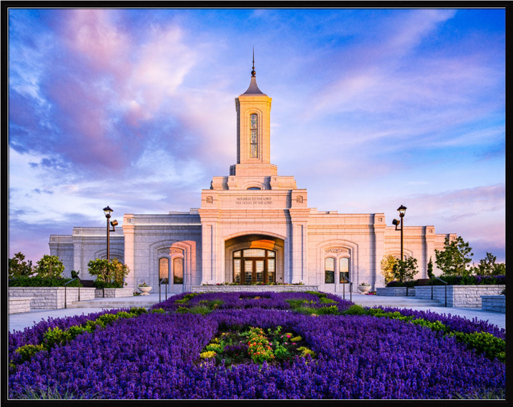 Moses Lake Temple - Summer Flowers