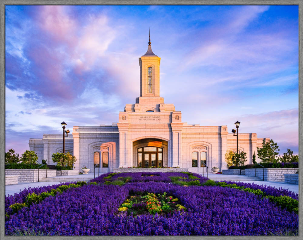 Moses Lake Temple - Summer Flowers