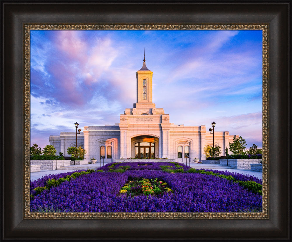 Moses Lake Temple - Summer Flowers