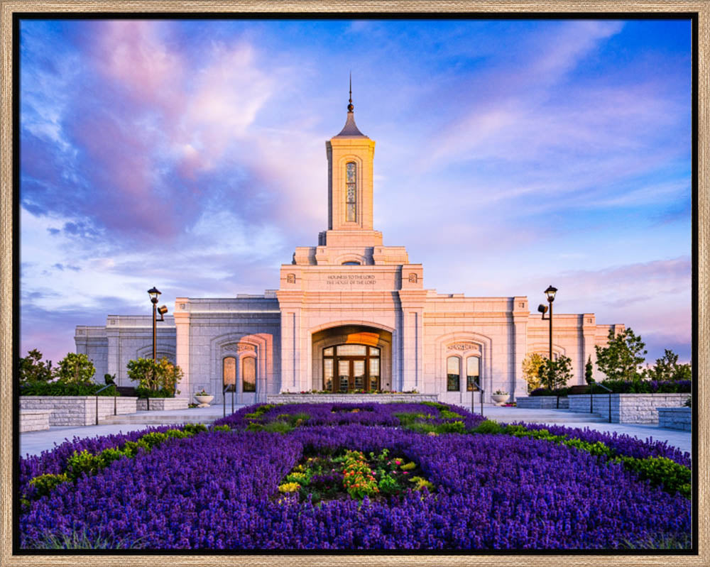 Moses Lake Temple - Summer Flowers