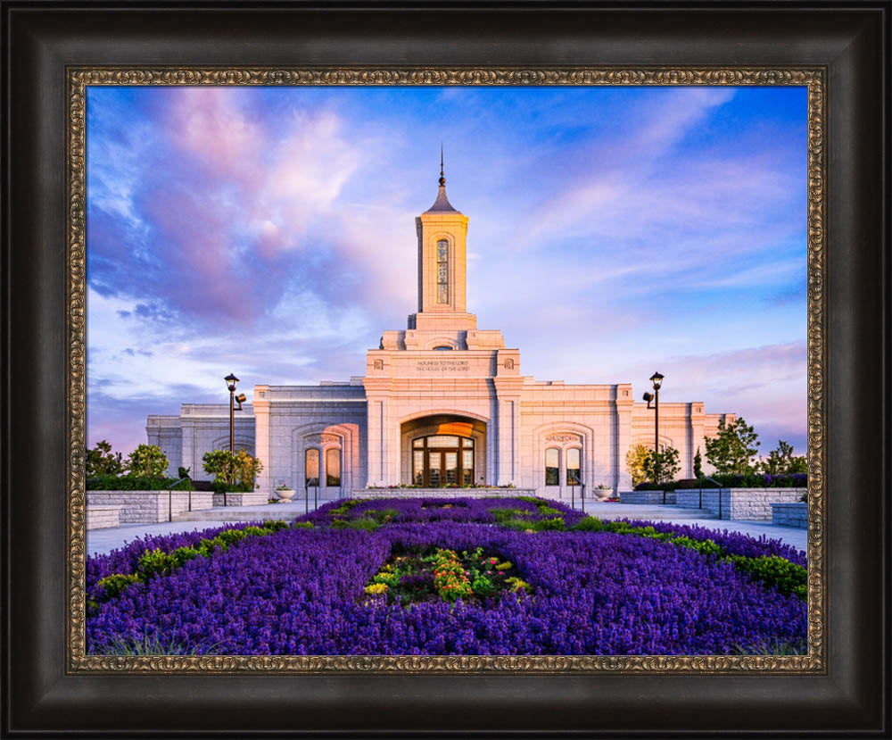 Moses Lake Temple - Summer Flowers
