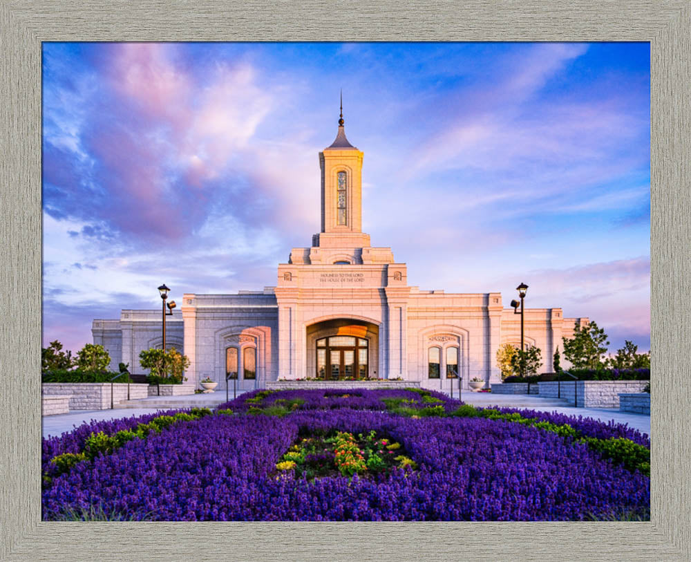Moses Lake Temple - Summer Flowers
