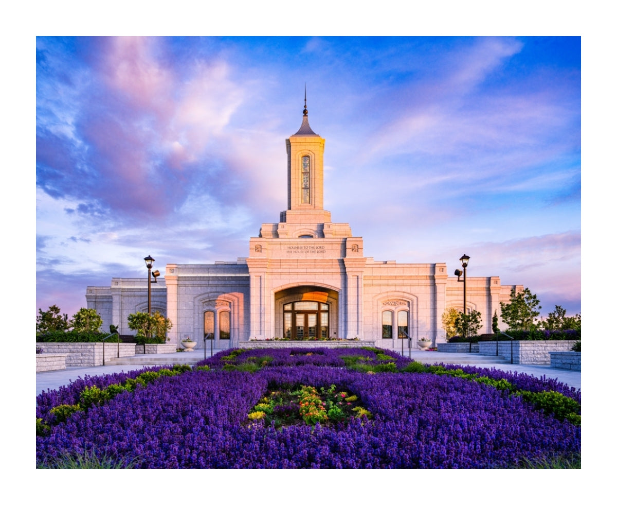 Moses Lake Temple - Summer Flowers