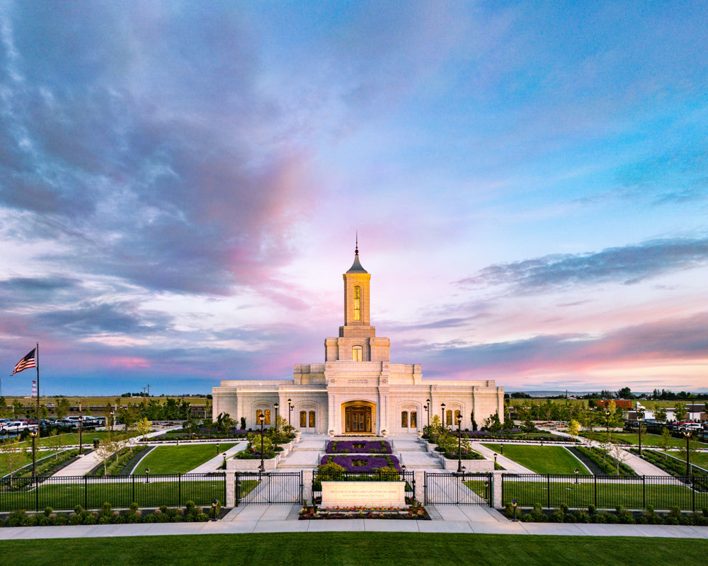 Moses Lake Temple - Garden Path