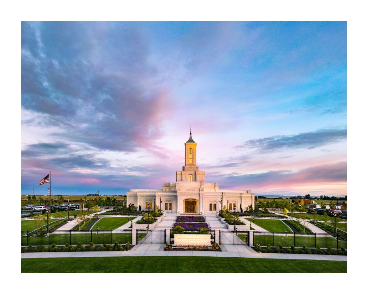 Moses Lake Temple - Garden Path