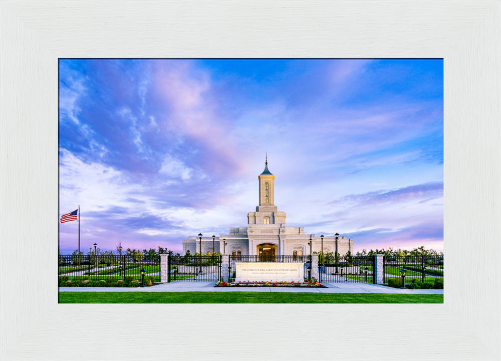 Moses Lake Temple - Purple Sky