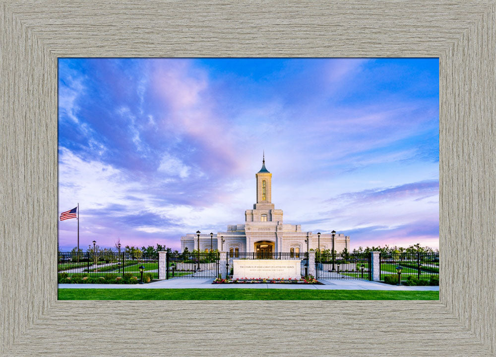 Moses Lake Temple - Purple Sky