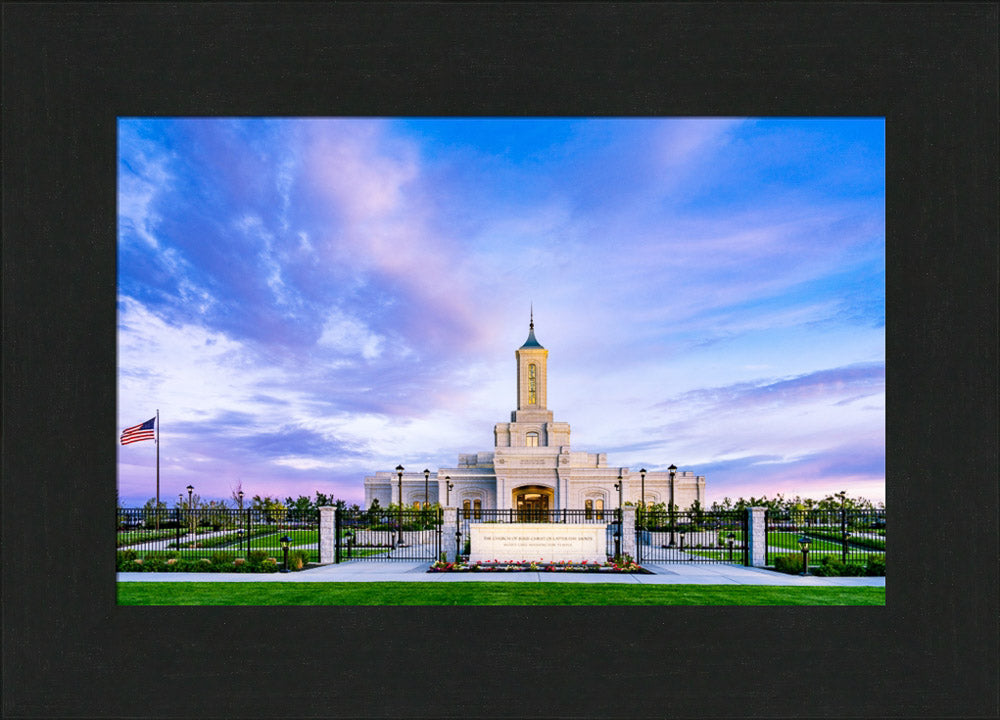 Moses Lake Temple - Purple Sky