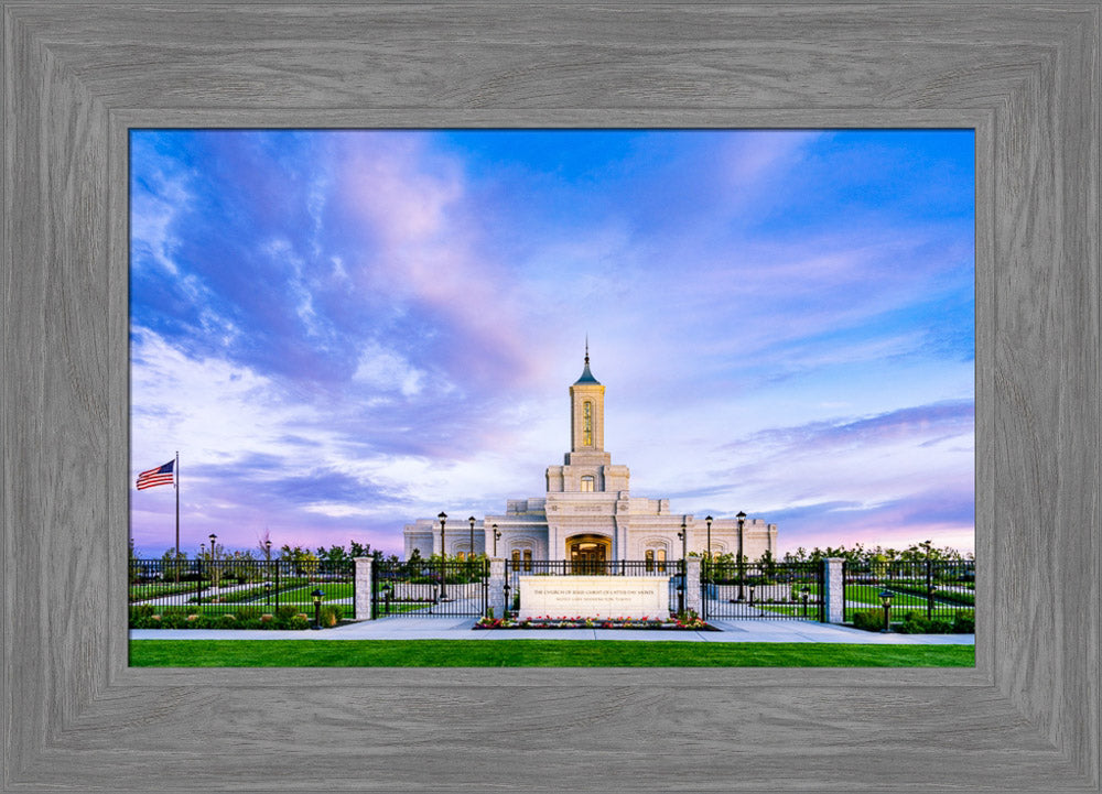 Moses Lake Temple - Purple Sky
