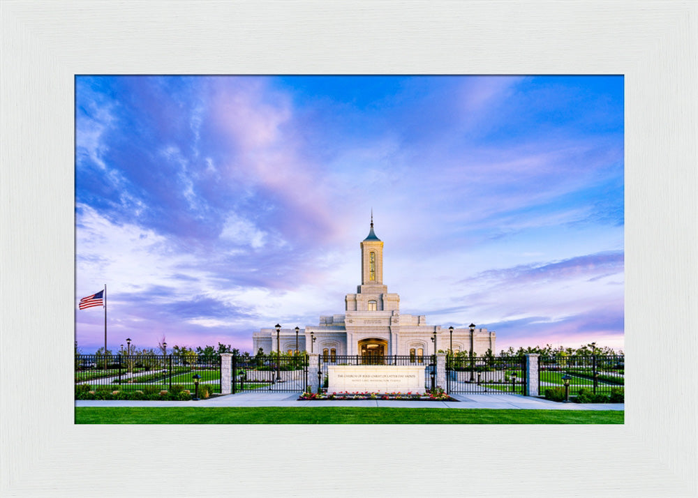 Moses Lake Temple - Purple Sky