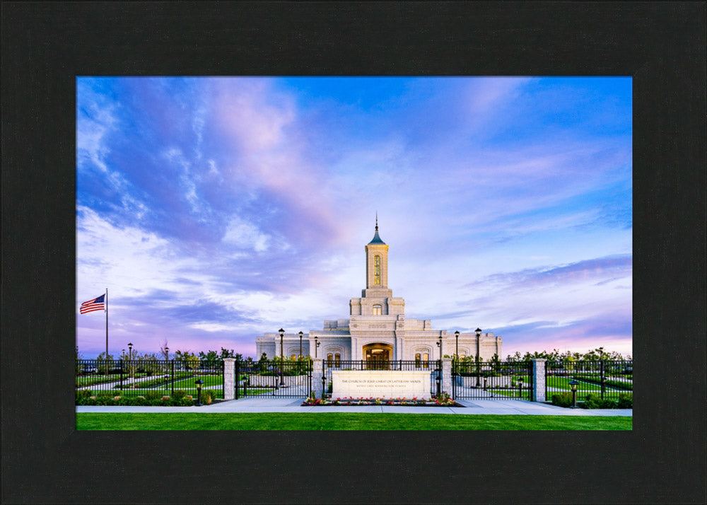 Moses Lake Temple - Purple Sky