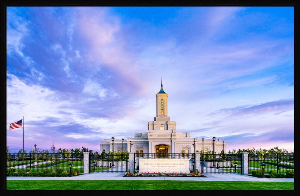 Moses Lake Temple - Purple Sky