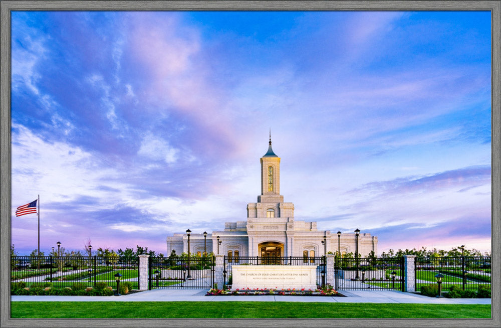 Moses Lake Temple - Purple Sky
