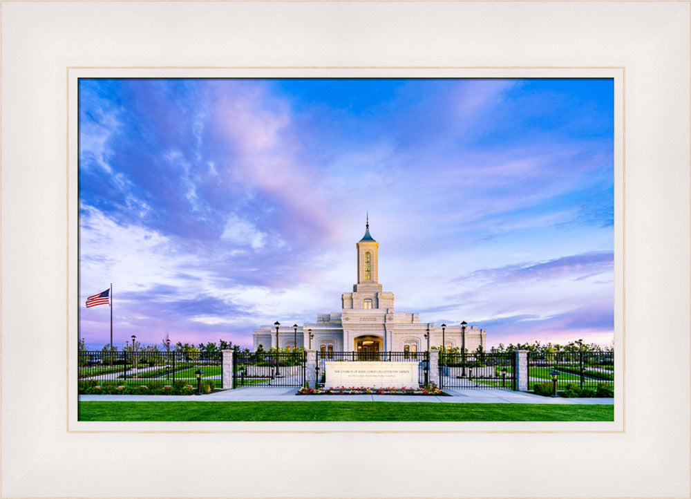 Moses Lake Temple - Purple Sky