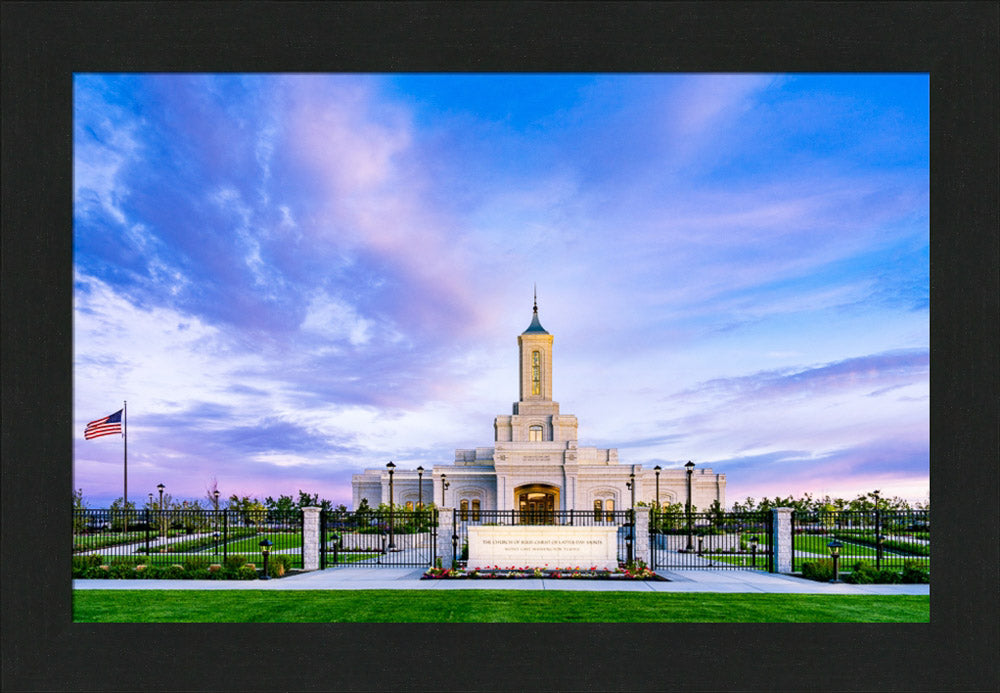Moses Lake Temple - Purple Sky