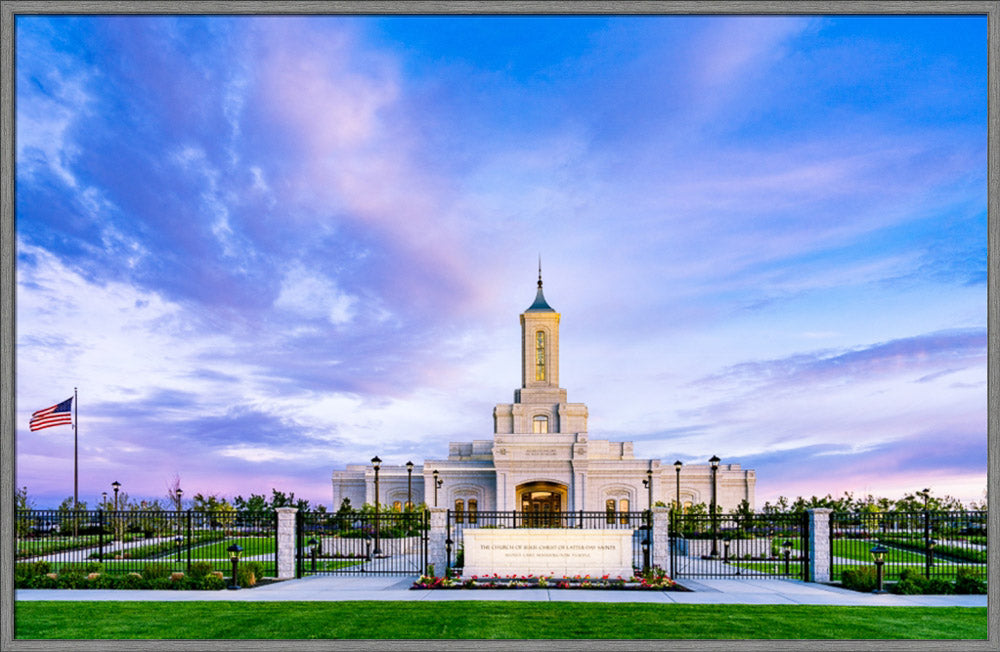Moses Lake Temple - Purple Sky
