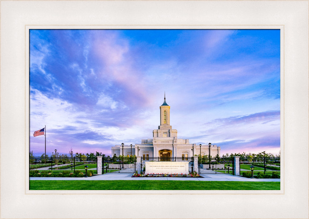 Moses Lake Temple - Purple Sky