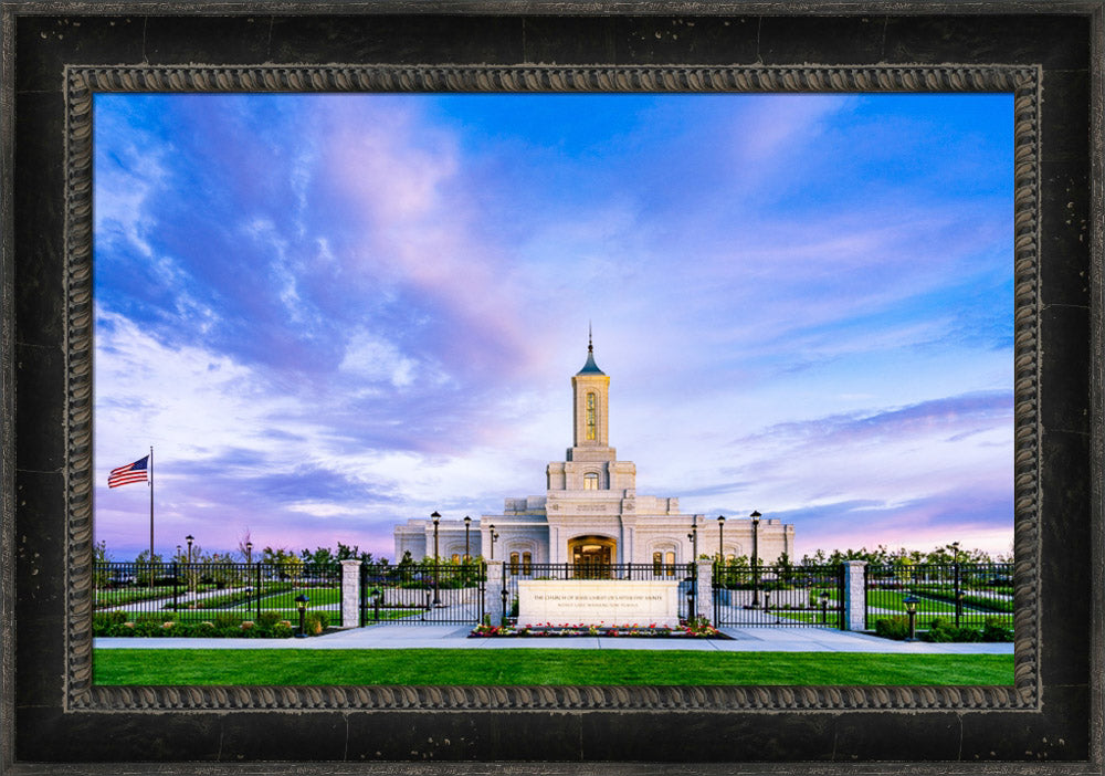 Moses Lake Temple - Purple Sky