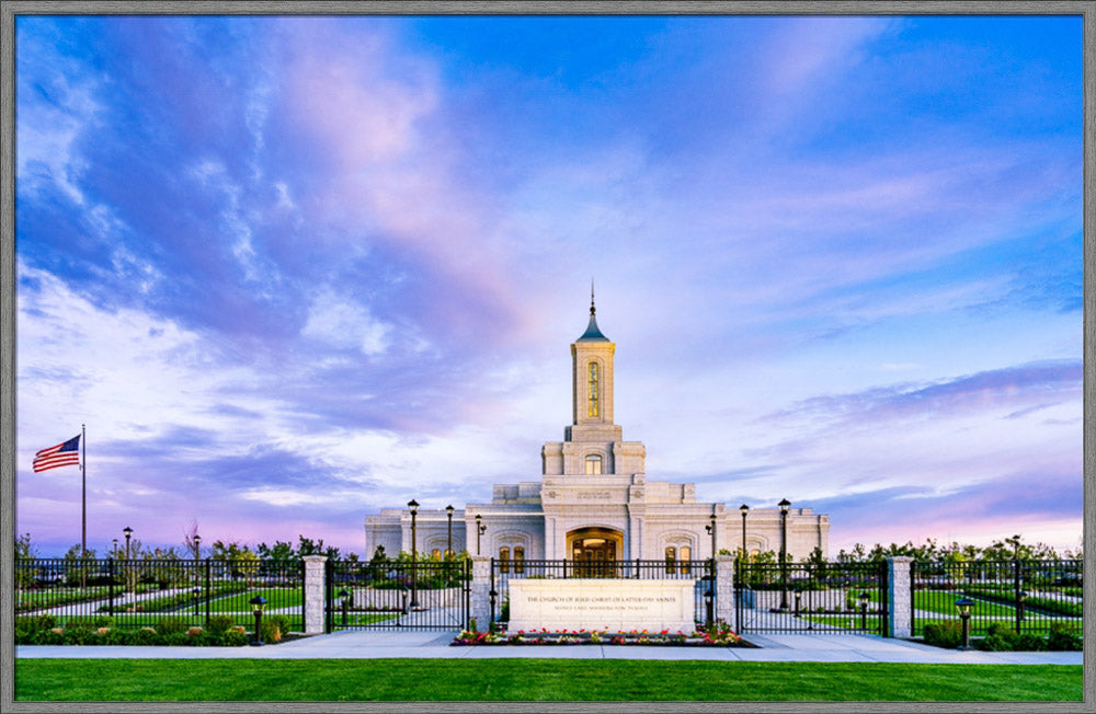 Moses Lake Temple - Purple Sky