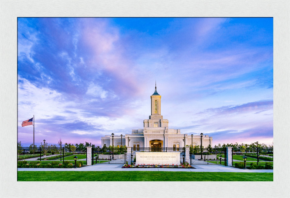 Moses Lake Temple - Purple Sky