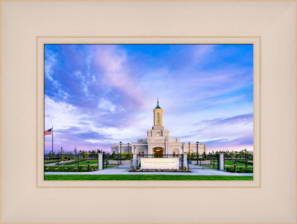 Moses Lake Temple - Purple Sky