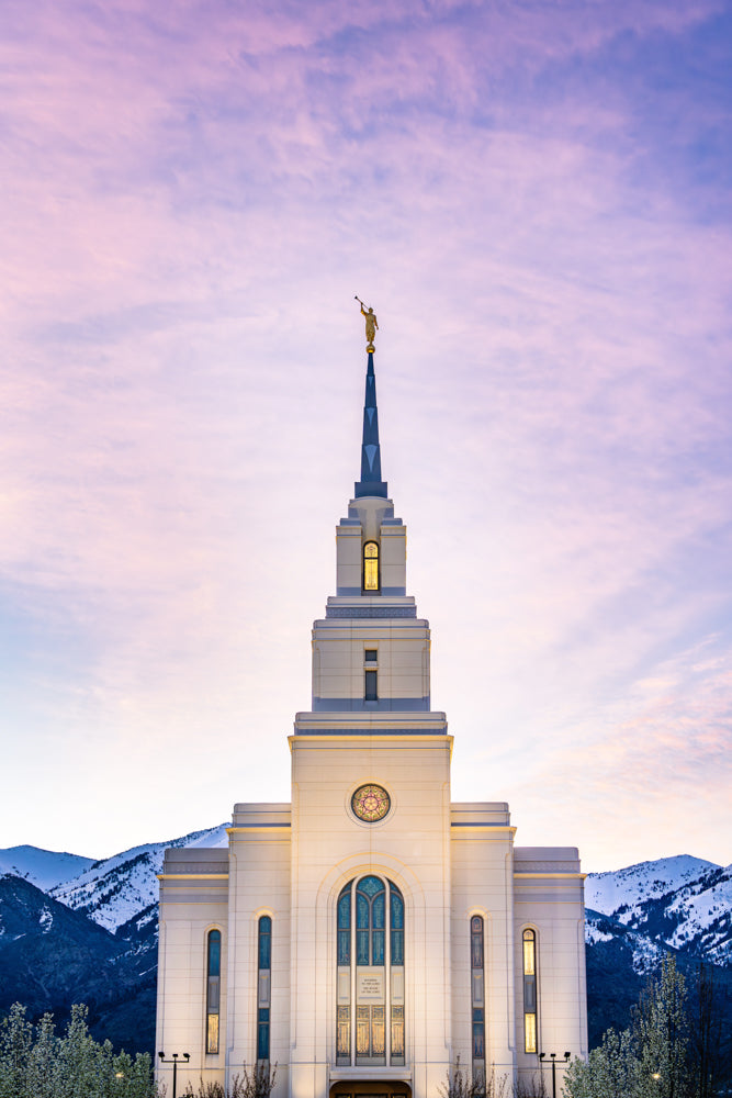 Layton Temple - Wasatch Mountains
