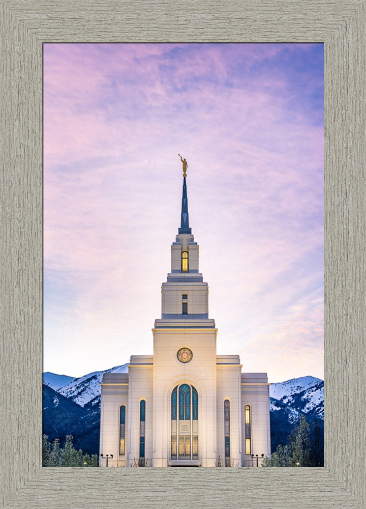 Layton Temple - Wasatch Mountains