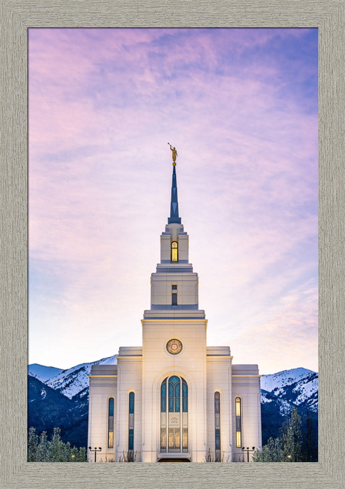 Layton Temple - Wasatch Mountains