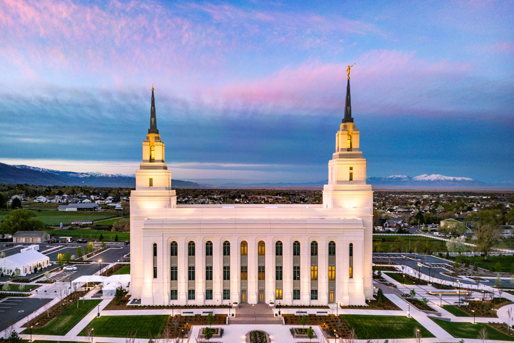 Layton Utah Temple - Dusk