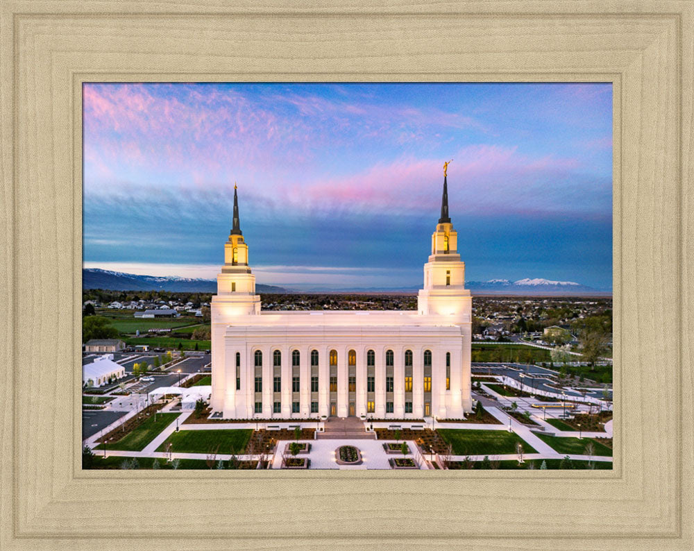 Layton Utah Temple - Dusk
