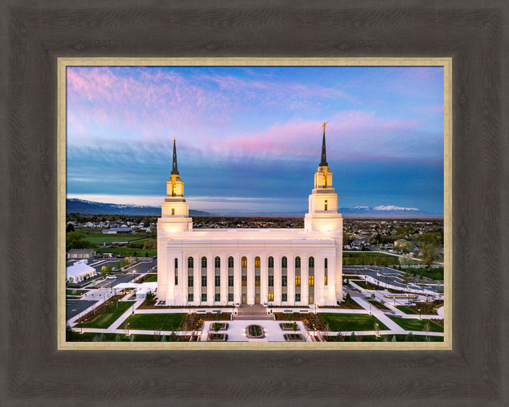 Layton Utah Temple - Dusk