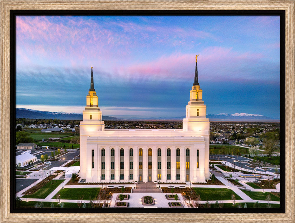 Layton Utah Temple - Dusk