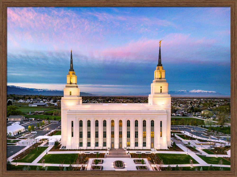 Layton Utah Temple - Dusk