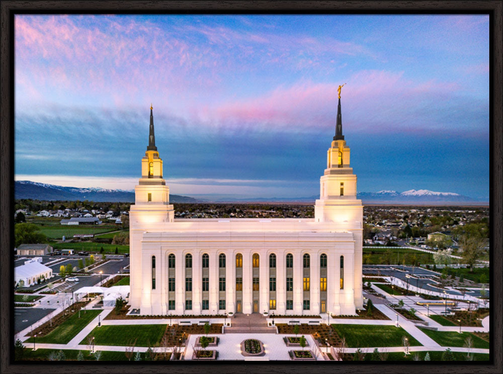 Layton Utah Temple - Dusk
