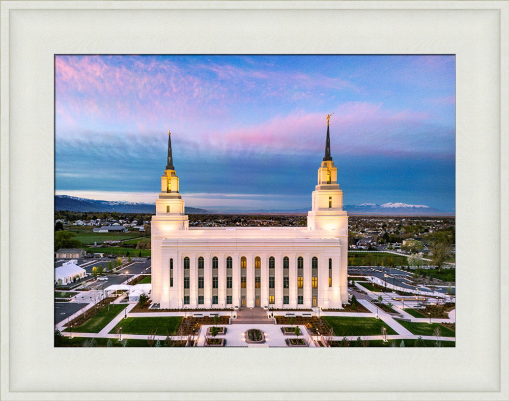 Layton Utah Temple - Dusk