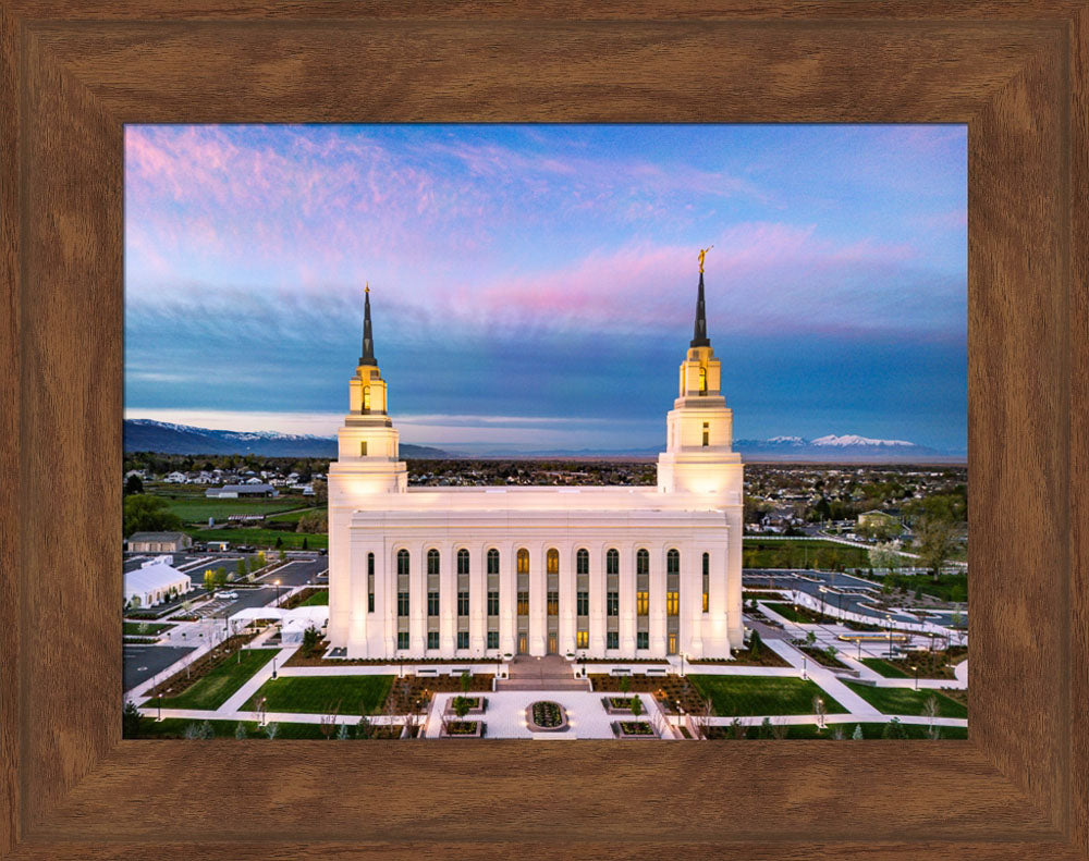 Layton Utah Temple - Dusk